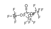 ((oxo-l5-iodanetriyl)tris(oxy))tris(pentafluoro-l6-tellane) Structure