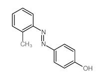 4-[(2-methylphenyl)hydrazinylidene]cyclohexa-2,5-dien-1-one structure