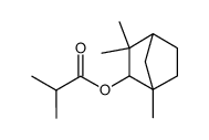 2-Methylpropanoic acid 1,3,3-trimethylbicyclo[2.2.1]heptan-2-yl ester结构式