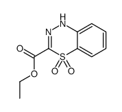 ethyl 4,4-dioxo-1H-4λ6,1,2-benzothiadiazine-3-carboxylate结构式