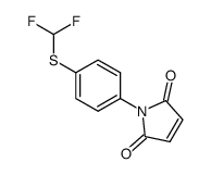 1-(4-(difluoromethylthio)phenyl)-1H-pyrrole-2,5-dione结构式