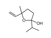 5-Ethenyltetrahydro-5-methyl-2-(1-methylethyl)-2-furanol结构式