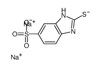 2,3-dihydro-2-thioxo-1h-benzimidazole-5-sulfonic acid disodium salt structure