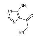 2-氨基-1-(5-氨基-1H-咪唑-4-基)乙酮结构式