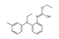 ethyl [2-[ethyl(3-methylphenyl)amino]phenyl]carbamate structure