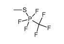 trifluoro(methylthio)(trifluoromethyl)-l5-phosphane结构式