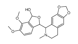 1-Isobenzofuranol, 1,3-dihydro-6,7-dimethoxy-3-(5,6,7,8-tetrahydro-6-m ethyl-1,3-dioxolo(4,5-g)isoquinolin-5-yl)- picture