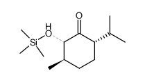 6-Isopropyl-3-methyl-2-trimethylsilyloxy-1-cyclohexanon结构式