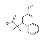 4-methyl-4-nitro-3-phenyl-pentanoic acid methyl ester结构式