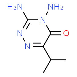 1,2,4-Triazin-5(4H)-one,3,4-diamino-6-(1-methylethyl)-(9CI)结构式