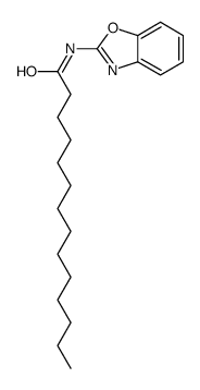 N-(1,3-benzoxazol-2-yl)tetradecanamide Structure