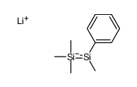 lithium,methyl-phenyl-trimethylsilylsilanide Structure