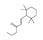 1-(2,2,6,6-tetramethylcyclohexyl)hex-1-en-3-one结构式