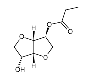 isosorbide 2-O-propanoate Structure