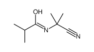 N-(1-Cyano-1-methylethyl)isobutyramide Structure