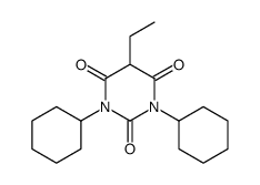 1,3-dicyclohexyl-5-ethyl-1,3-diazinane-2,4,6-trione Structure