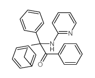 2-(benzylamino)-1,2-diphenyl-2-(pyridin-2-ylamino)ethanone Structure