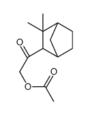 2-oxo-2-(3,3-dimethylbicyclo[2.2.1]hept-2-yl)ethyl acetate structure