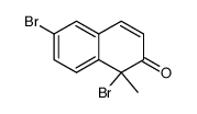 1,6-dibromo-1-methyl-1H-naphthalen-2-one Structure