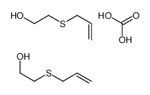 carbonic acid,2-prop-2-enylsulfanylethanol结构式