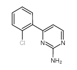 4-(2-chlorophenyl)pyrimidin-2-amine Structure