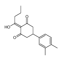 5-(3,4-dimethylphenyl)-2-(1-hydroxybutylidene)cyclohexane-1,3-dione Structure