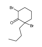 2,6-dibromo-2-butylcyclohexan-1-one Structure