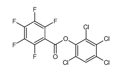 (2,3,4,6-tetrachlorophenyl) 2,3,4,5,6-pentafluorobenzoate结构式