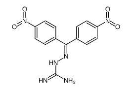 2-[bis(4-nitrophenyl)methylideneamino]guanidine结构式