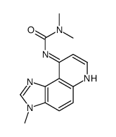 1,1-dimethyl-3-(3-methylimidazo[4,5-f]quinolin-9-yl)urea结构式