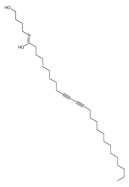 N-(4-hydroxybutyl)hexacosa-10,12-diynamide Structure