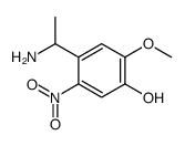 4-(1-aminoethyl)-2-methoxy-5-nitrophenol Structure