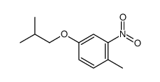 1-methyl-4-(2-methylpropoxy)-2-nitrobenzene结构式