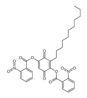 [4-(2-nitrobenzoyl)oxy-3,6-dioxo-5-undecylcyclohexa-1,4-dien-1-yl] 2-nitrobenzoate结构式