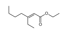 ethyl 3-ethylhept-2-enoate结构式