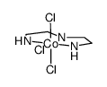 (3-azapentane-1,5-diamine)trichlorocobalt(III)结构式