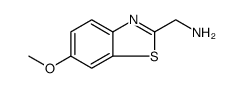 2-Benzothiazolemethanamine, 6-methoxy结构式