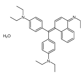 [4-[[4-(diethylamino)phenyl][4-(ethylamino)-1-naphthyl]methylene]-2,5-cyclohexadien-1-ylidene]diethylammonium hydroxide Structure