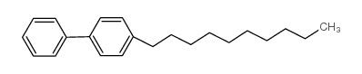 4-正癸基联苯结构式