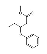 methyl 3-phenylsulfanylpentanoate Structure