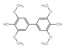 3,3',5,5'-tetramethoxy-4,4'-dihydroxybiphenyl Structure