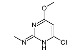 4-chloro-6-methoxy-N-methylpyrimidin-2-amine Structure