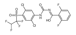 N-[[2,5-dichloro-4-(1,1,2,2-tetrafluoroethylsulfonyl)phenyl]carbamoyl]-2,6-difluorobenzamide Structure