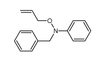 N-benzyl-N-phenyl-O-allylhydroxylamine Structure