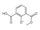 2-carboxy-6-methoxycarbonylphenolate Structure