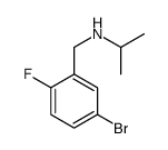 1-Bromo-4-fluoro-3-(isopropylaminomethyl)benzene structure