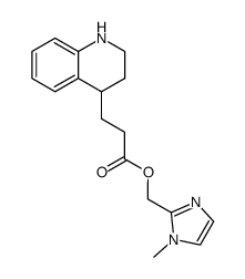 (N-methyl-2-imidazolyl)methyl 1,2,3,4-tetrahydroquinoline-4-propanoate Structure