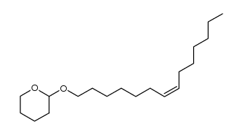 (Z)-2-(tetradec-7-en-1-yloxy)tetrahydro-2H-pyran Structure