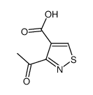 4-Isothiazolecarboxylic acid, 3-acetyl- (9CI) Structure