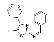 (E)-N-(5-chloro-4-phenyl-1,3-thiazol-2-yl)-1-phenylmethanimine Structure